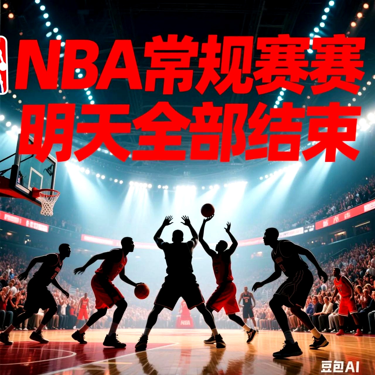 NBA巨星球场上秀魔术，满场观众欢呼连连