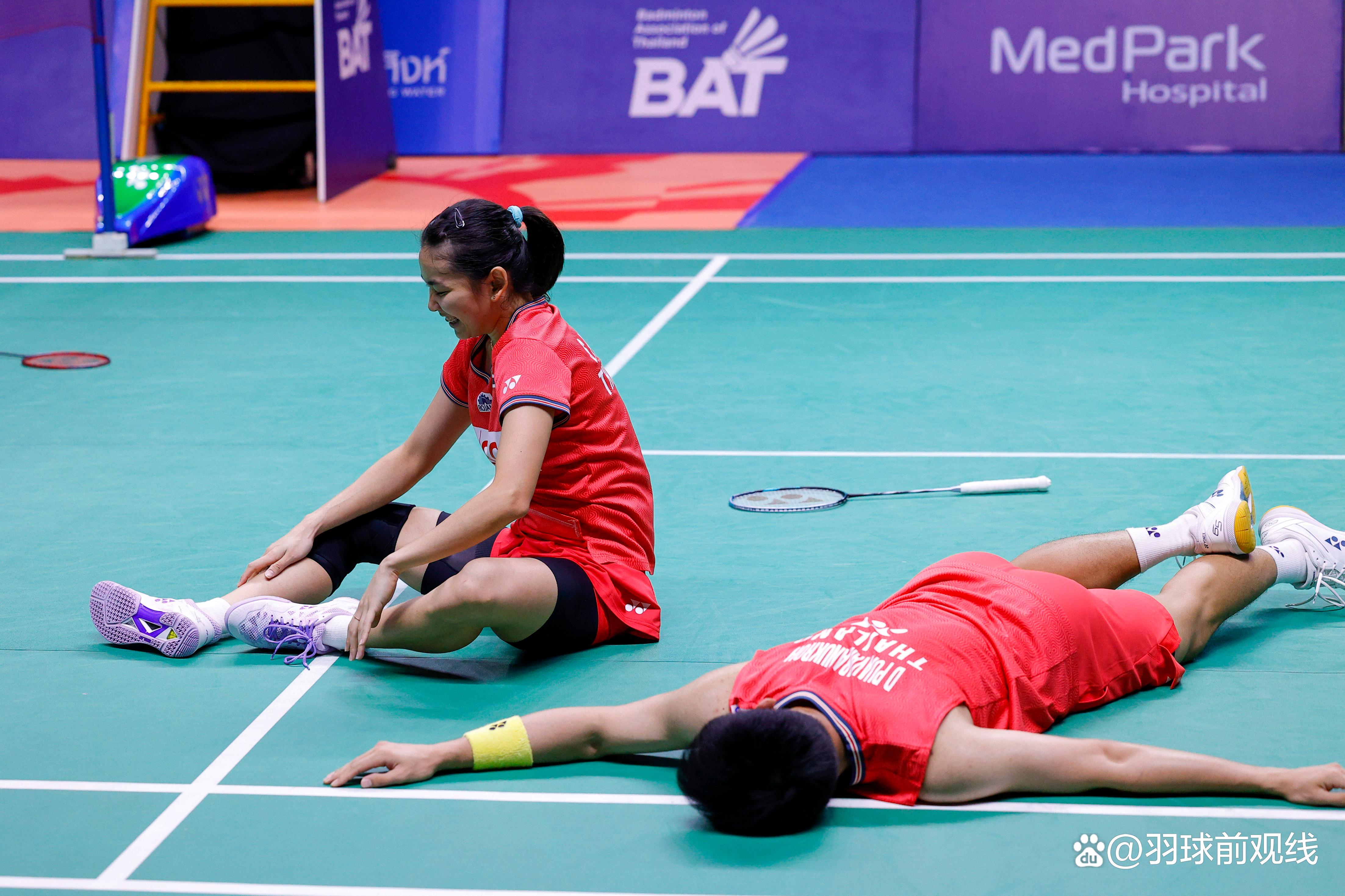 包含泰国羽毛球队鏖战法国羽毛球队，戴资颖送出助攻的词条